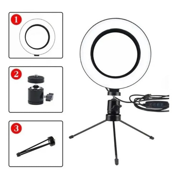 Ring Light Profissional que Eleva Seus Conteúdos a Outro Nível, Ilumine Seu Sucesso!