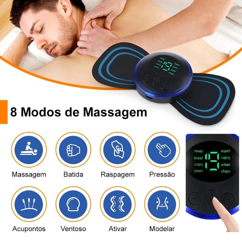 Massageador Portátil Que Transforma Seu Dia a Dia, Diga Adeus às Dores !