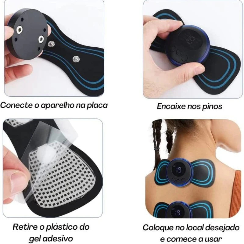 Massageador Portátil Que Transforma Seu Dia a Dia, Diga Adeus às Dores !