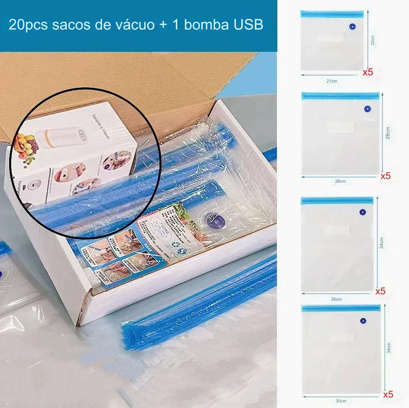 Caixa / vasilha de Armazenamento a Vácuo para sua Cozinha - Frescor e potes de Organização Garantidos!