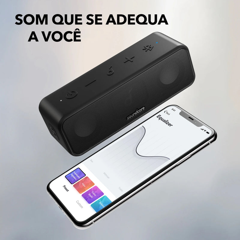 Alto-falante Bluetooth ANKER, Experimente a revolução do som com o