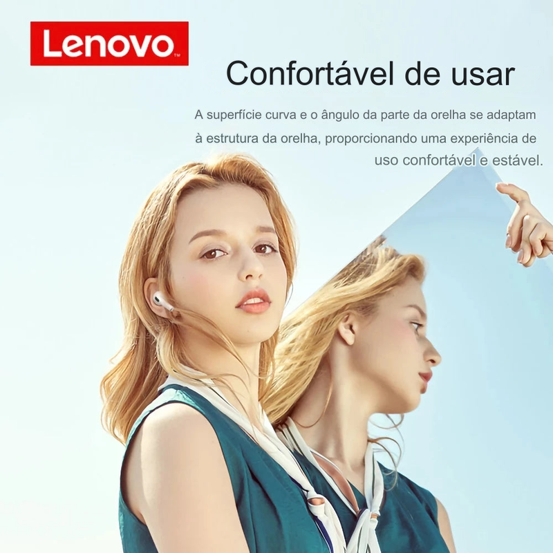 Fone de ouvidos Lenovo LP40Liberdade Sem Fios, Descubra o Poder desse fone!