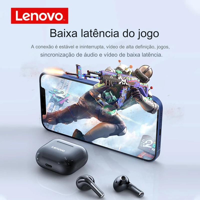 Fone de ouvidos Lenovo LP40Liberdade Sem Fios, Descubra o Poder desse fone!