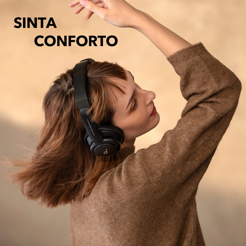 Fones de Ouvido Soundcore Life Q30 Desfrute do Silêncio Perfeito com Cancelamento de Ruído Ativo