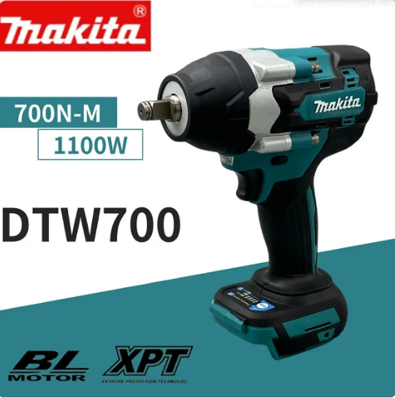 Makita DTW700 18V Chave Elétrica Sem Escova de Alta Potência e Mobilidade